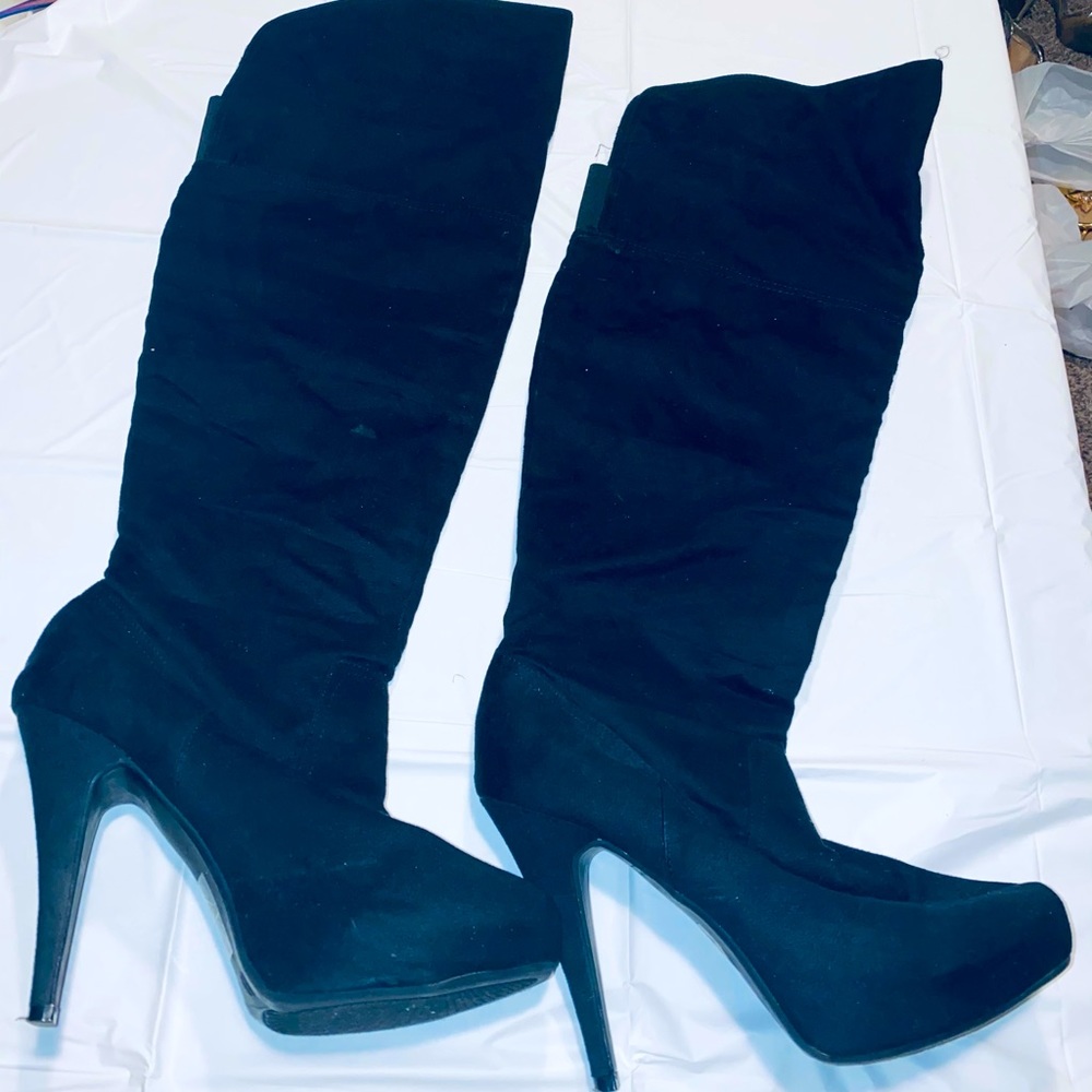 Black Over the Knee Boots